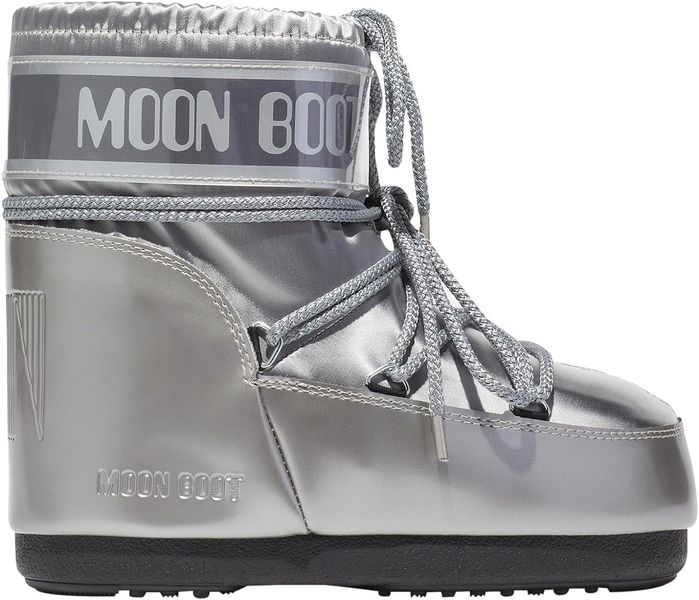 Зимние женские сапоги Moon Boot Icon Low Nylon Glance Silver 14093500 002 фото