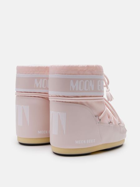 Зимові жіночі чоботи Moon Boot Icon Low Nylon Pink - 2027 80D1409340-pink фото