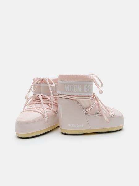Зимові жіночі чоботи Moon Boot Icon Low Nylon Pink - 2027 80D1409340-pink фото