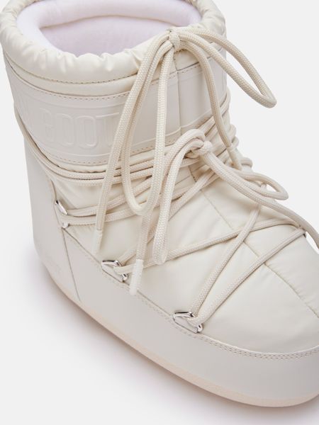 Зимові жіночі чоботи Moon Boot Icon Low Cream Rubber - 2027 80D1409380-cream фото