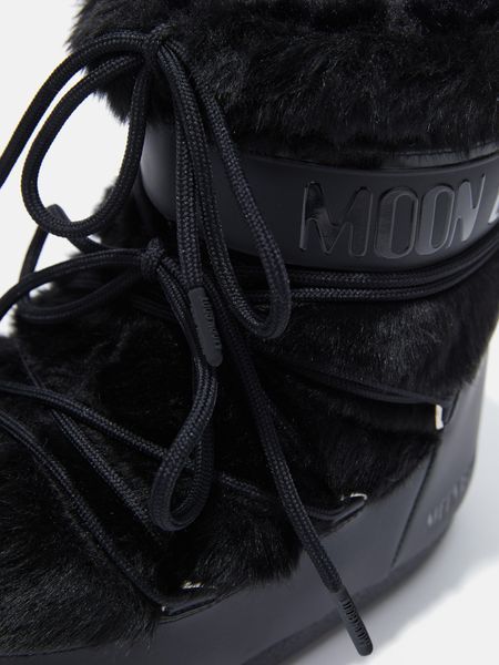 Зимові чоботи Moon Boot Icon Low Black Faux-Fur - 2027 80D1409390 фото