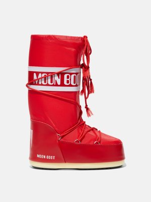 Зимові жіночі чоботи Moon Boot Red 14004400  003 фото